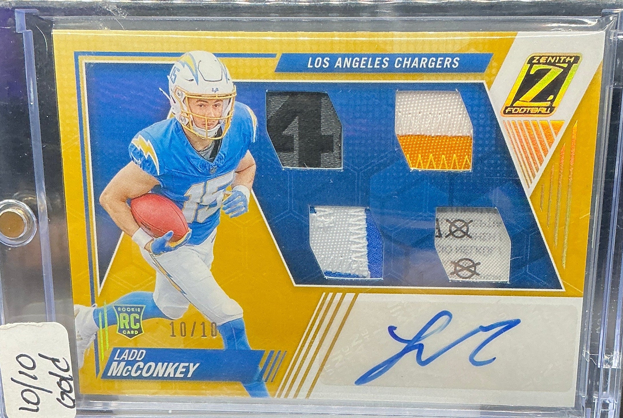 2024 Zenith Ladd McConkey RPA GOLD 10/10