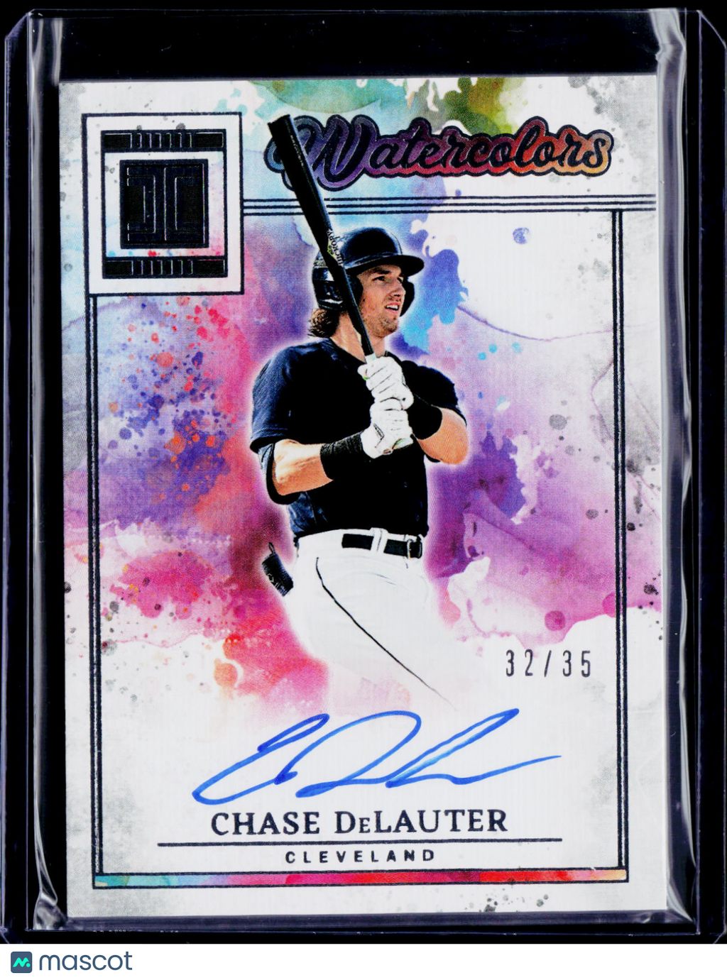 2025 Impeccable Baseball Chase DeLauter Watercolors Auto /35