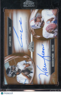 2025 Topps Chrome Black Cam Ward / Warren Moon Orange Dual Auto 23/25