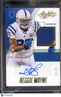 2014 Absolute  Reggie Wayne Tools Of The Trade Patch Auto 12/25