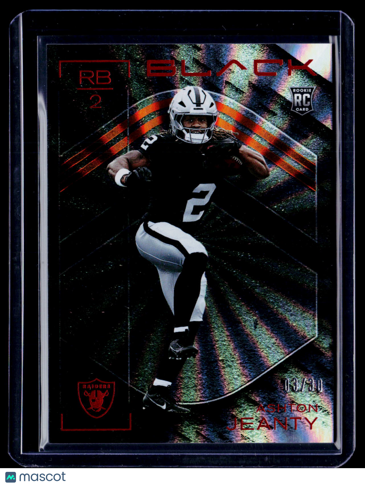 2025 Black Ashton Jeanty Rookie Citrine 3/30 RC
