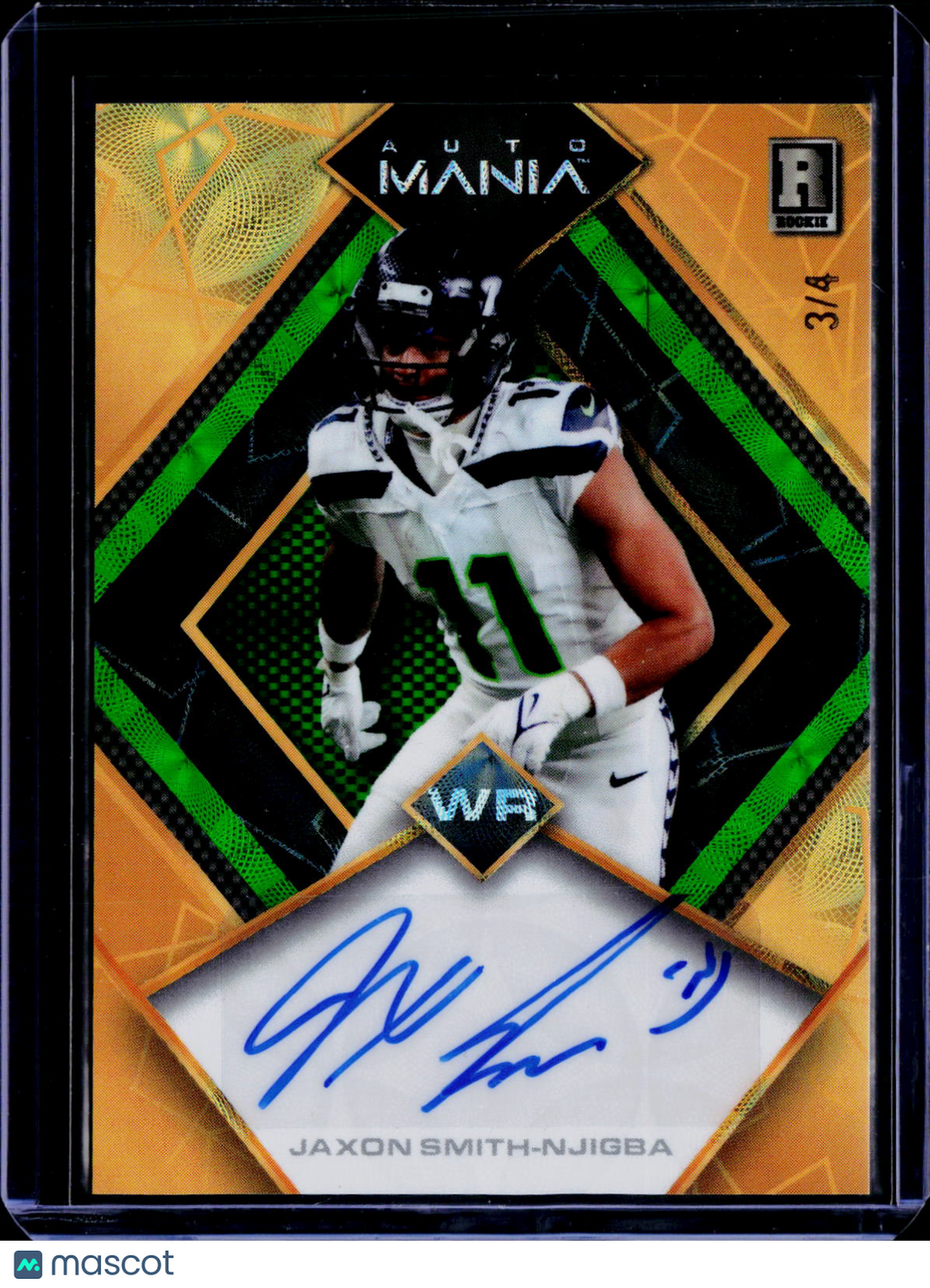 2023 Wild Card Auto Mania Jaxon Smith-Njigba Rookie Auto /4
