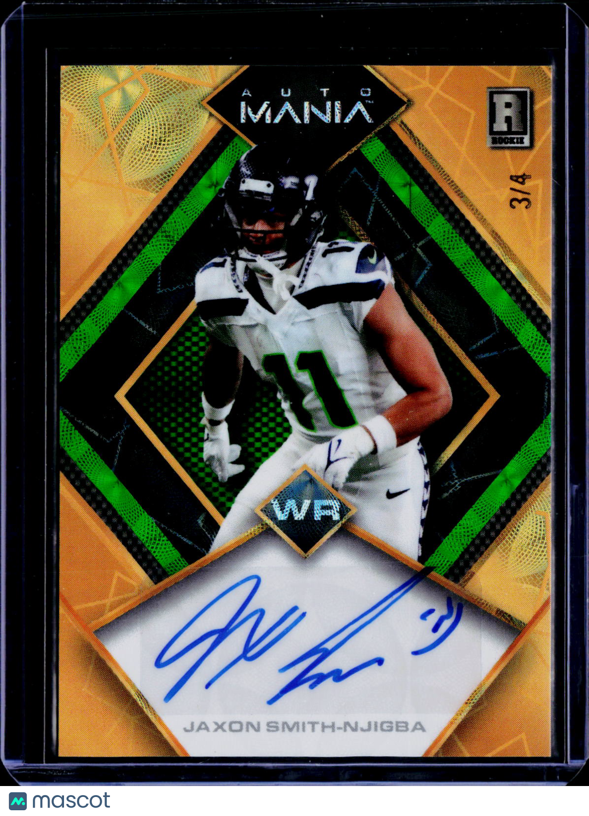 2023 Wild Card Auto Mania Jaxon Smith-Njigba Rookie Auto /4