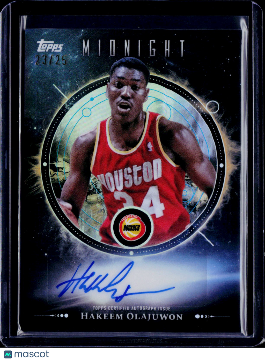 2025 Topps Midnight Hakeem Olajuwon Midnight Oil Auto 23/25