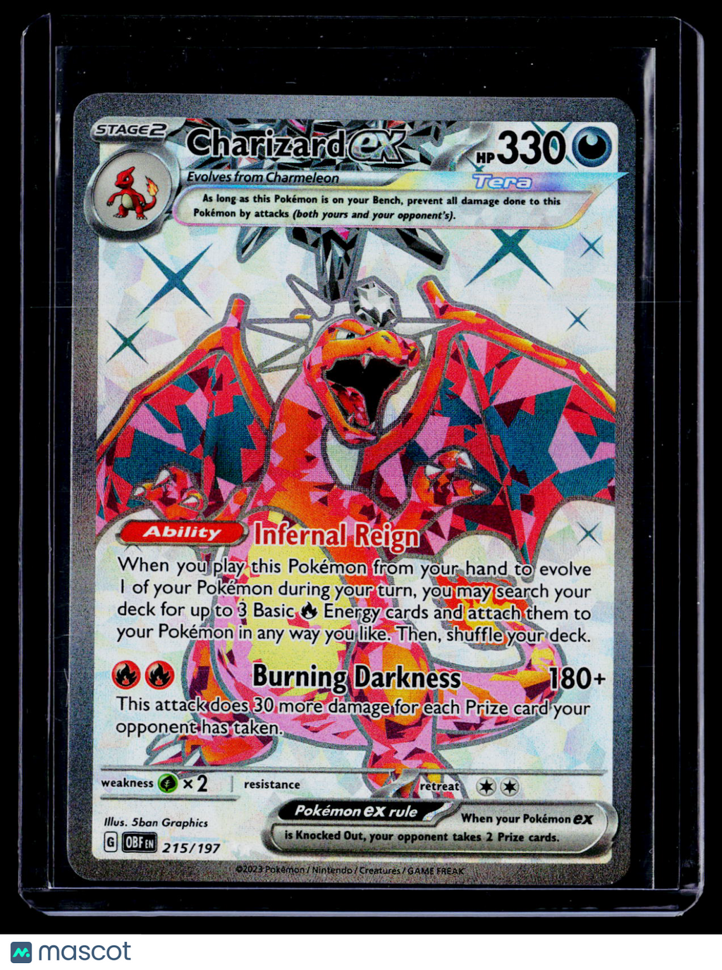 Pokemon Charizard Ex 215 197