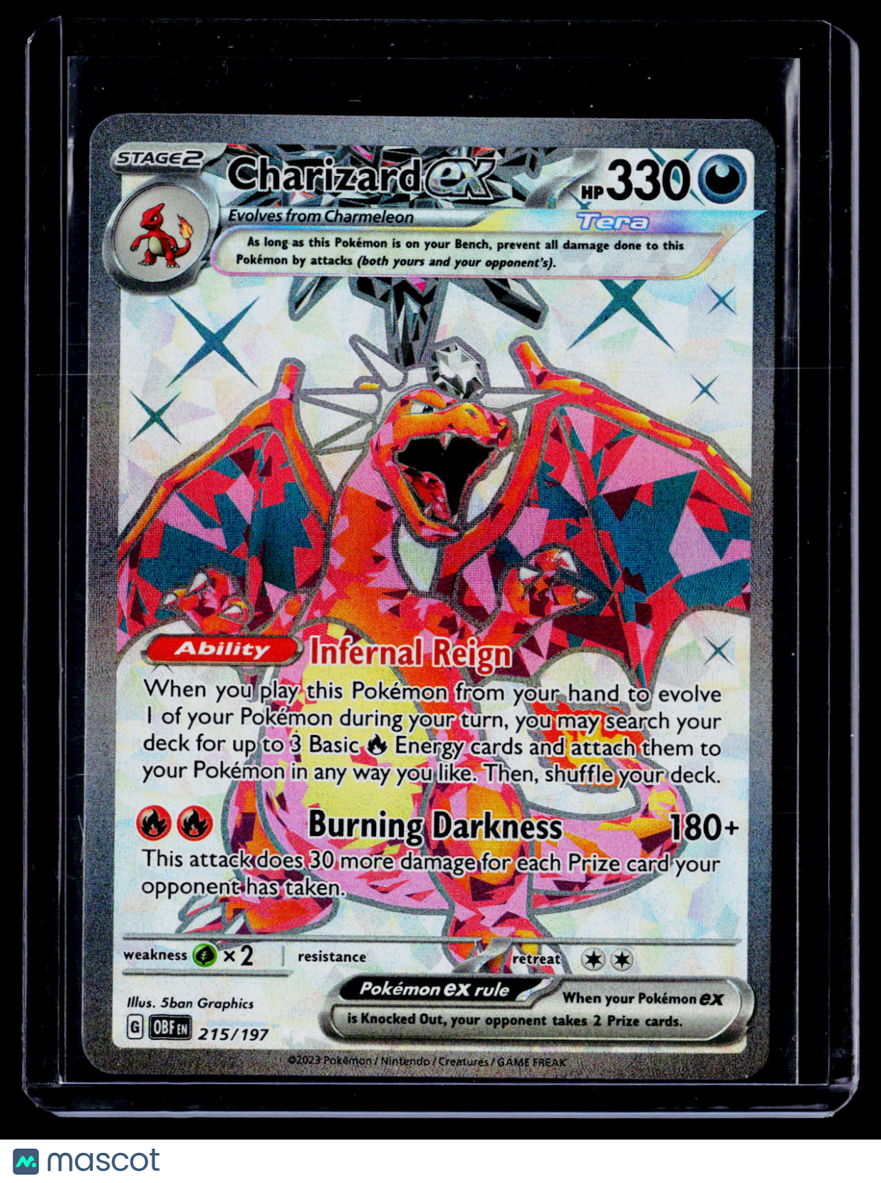 Pokemon Charizard Ex 215 197