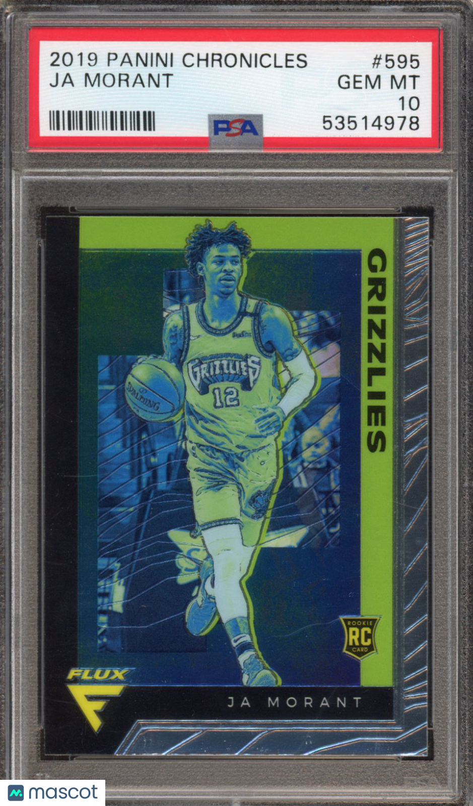 2019 Chronicles Ja Morant Rookie PSA 10 RC