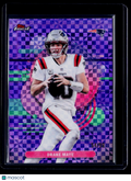 2025 Topps Finest Drake Maye Purple X-Fractor 54/99