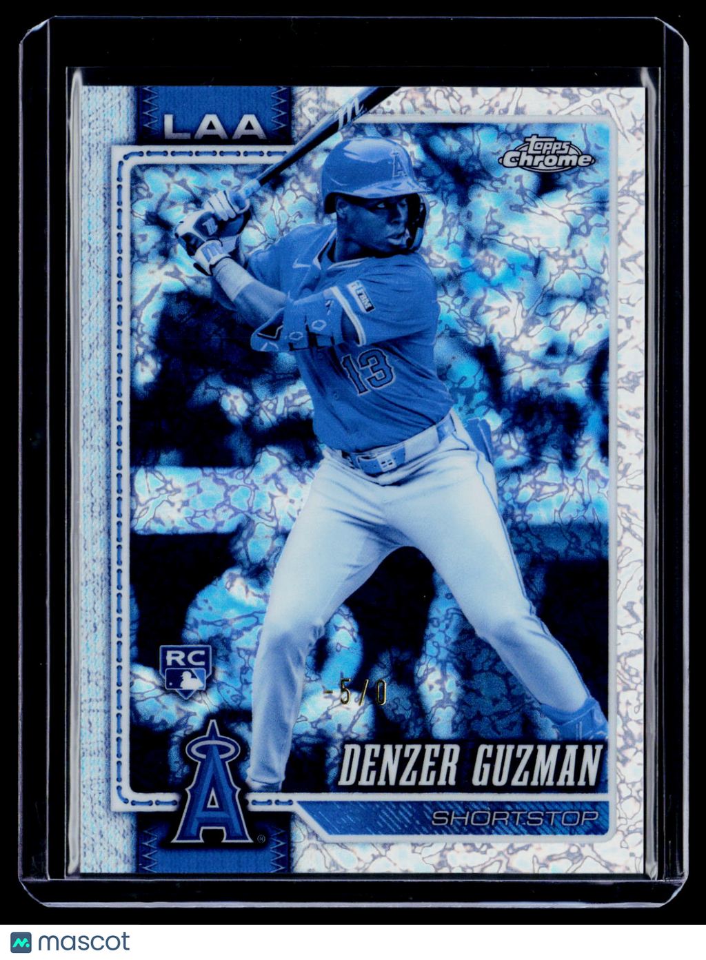 2026 Topps Chrome Denzer Guzman Rookie Frozenfractor -5/0 RC