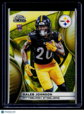 2025 Topps Chrome Black Kaleb Johnson Rookie Gold Mini Diamond 13/50 RC