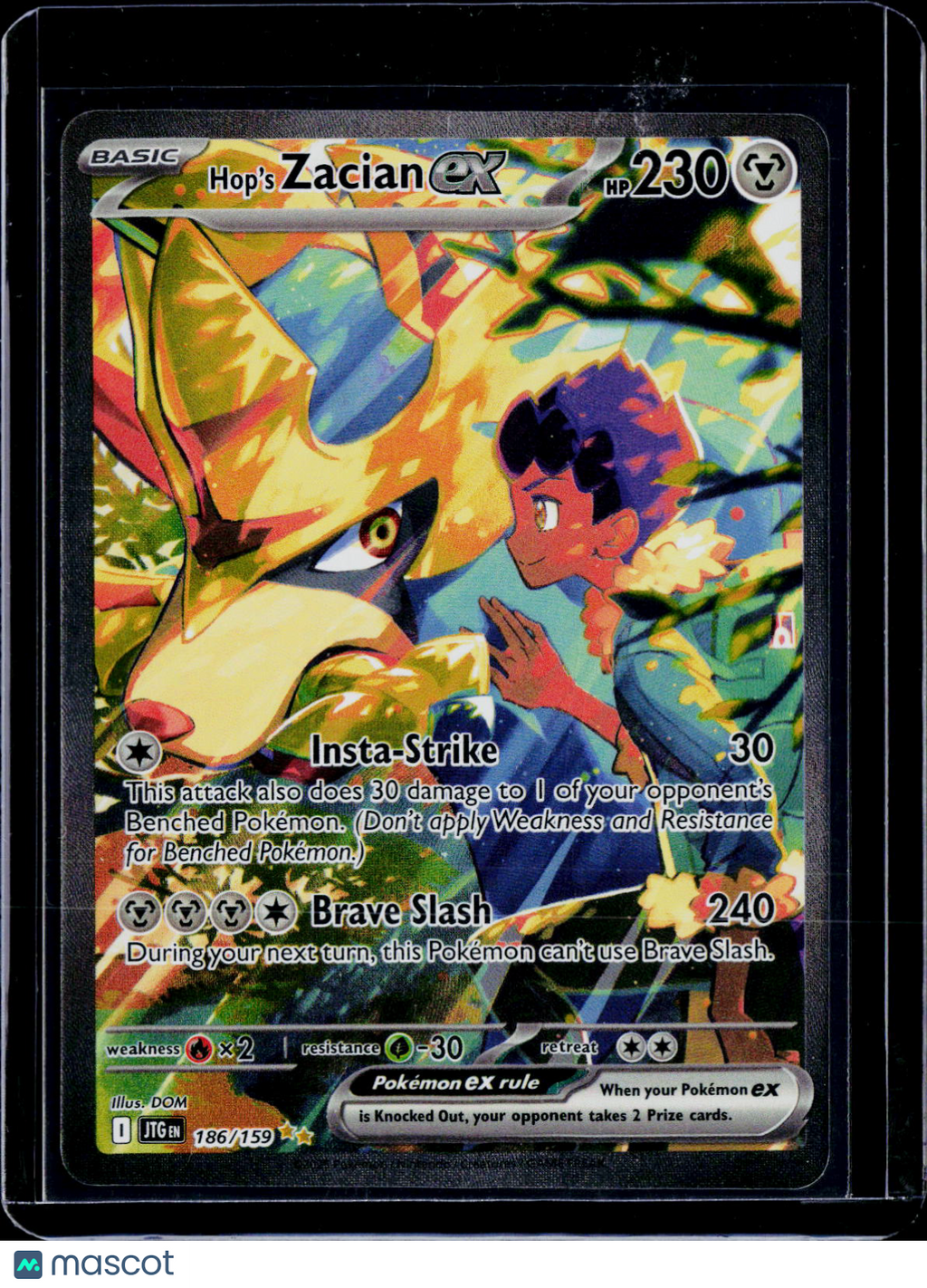 Hop's Zacian ex 186/159