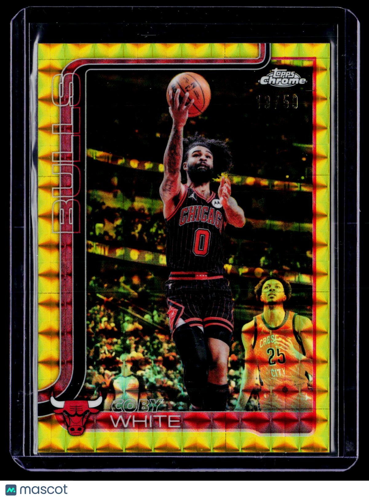 2025 Topps Chrome Update Coby White Gold Geometric 13/50