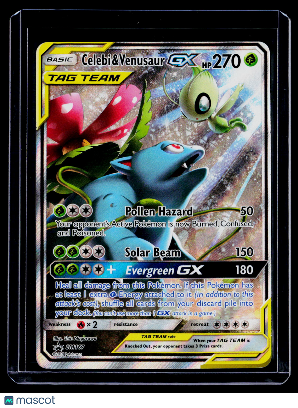 Pokemon Celebi & Venusaur Tag Team SM167 Promo