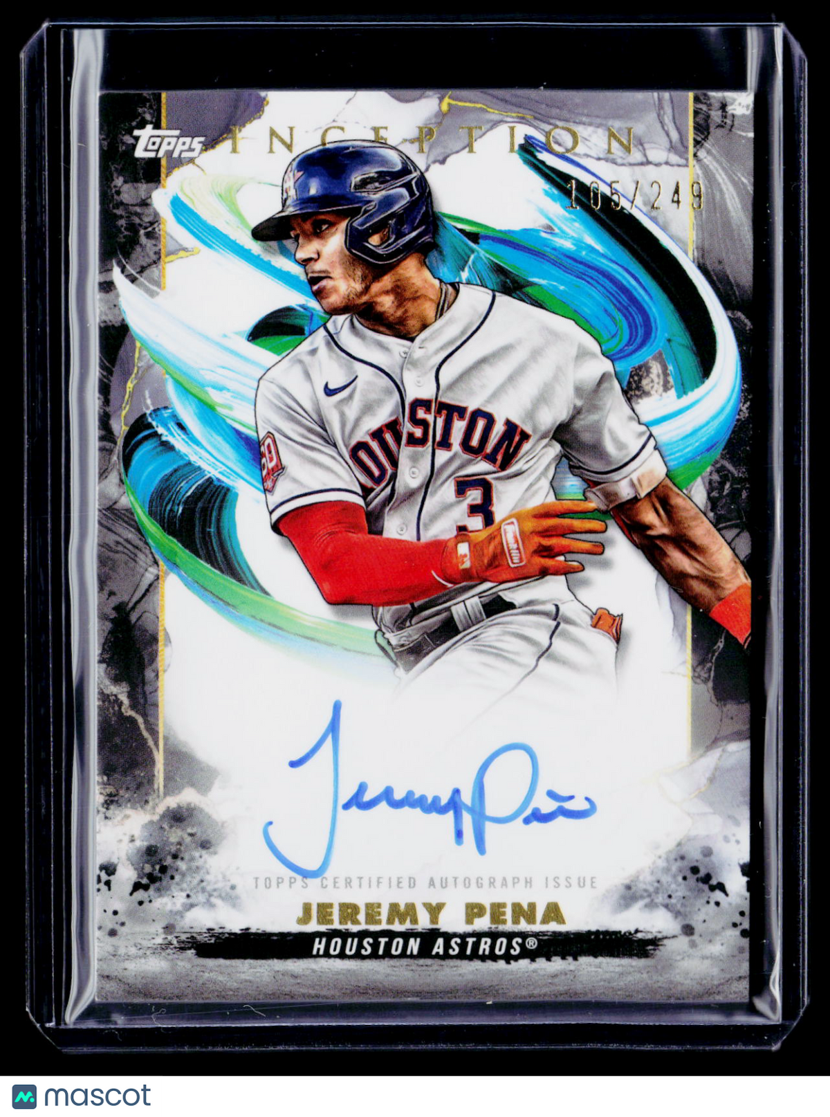 2023 Topps Inception Jeremy Pena Rookies & Emerging Stars Auto 105/249