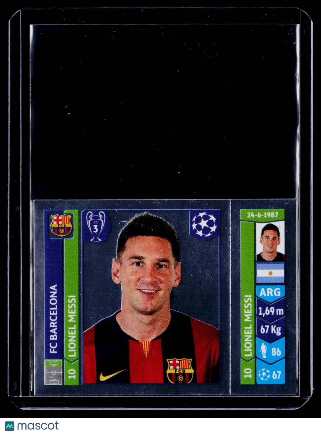 2014-15 Panini UEFA Champions Leeaague Sticker Lionel Messi