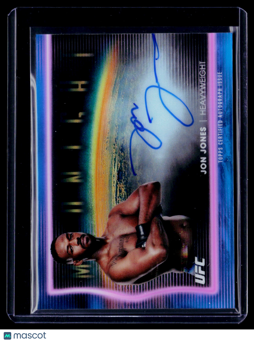 2025 Topps Midnight Jon Jones Horizon Signatures Auto