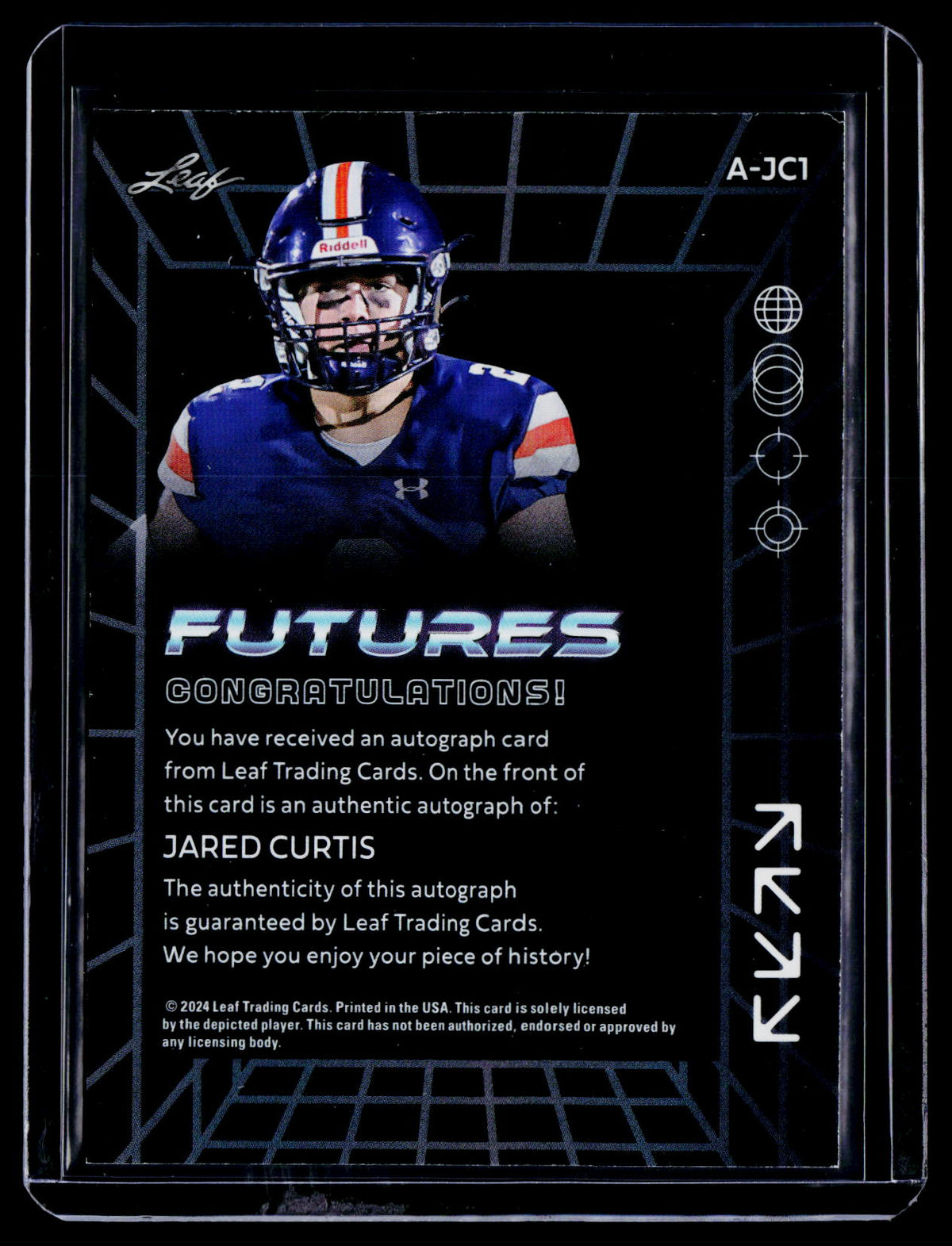 2024 Leaf Futures Jared Curtis Auto 44/149
