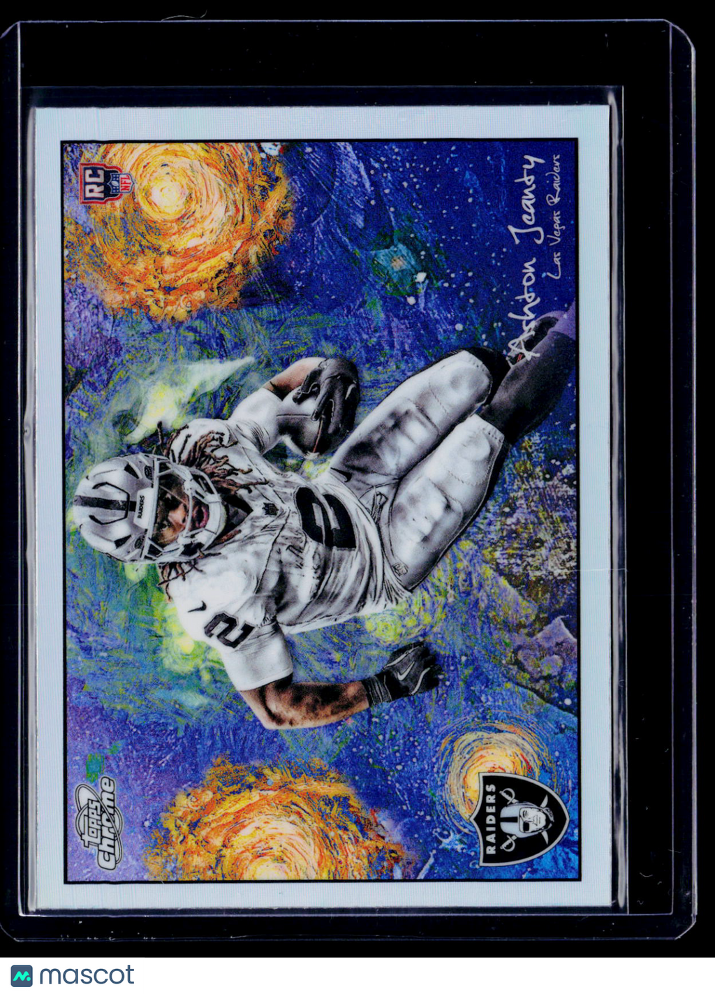 2025 Topps Chrome Cosmic Ashton Jeanty Rookie Stars in the Night SSP