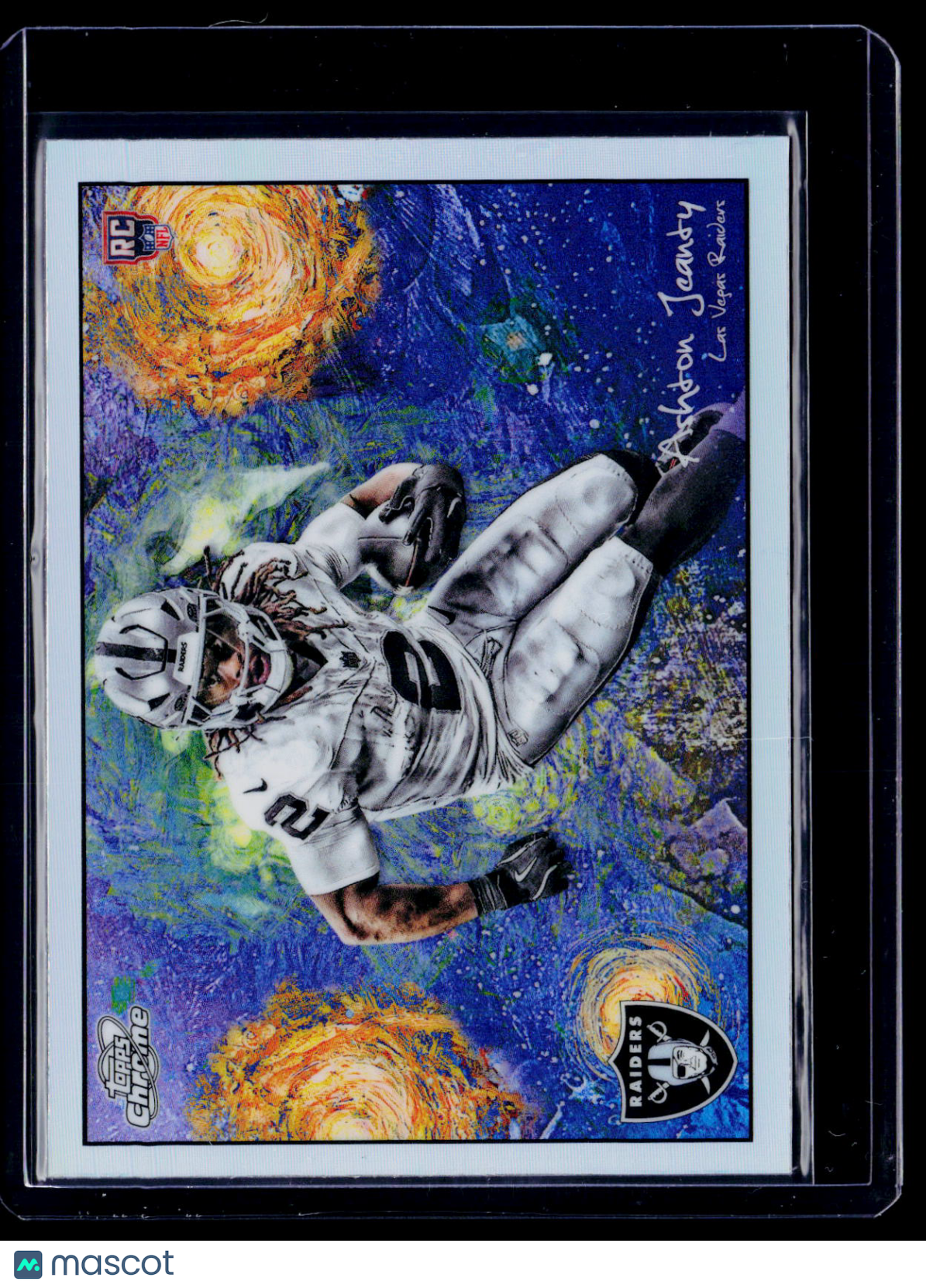 2025 Topps Chrome Cosmic Ashton Jeanty Rookie Stars in the Night SSP