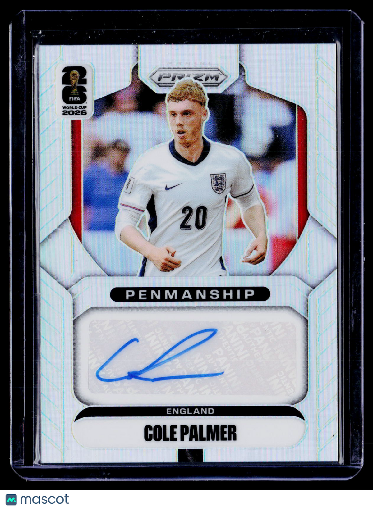 2026 Prizm World Cup Cole Palmer Silver Penmanship Auto 69/75