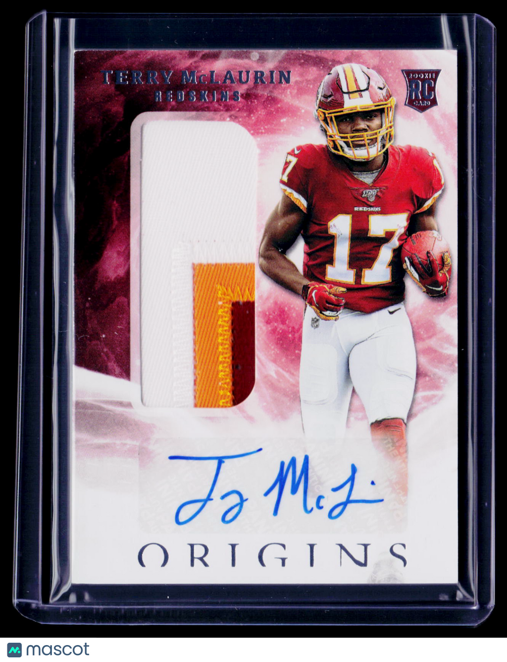2019 Origins Terry McLaurin Rookie Patch Auto RPA