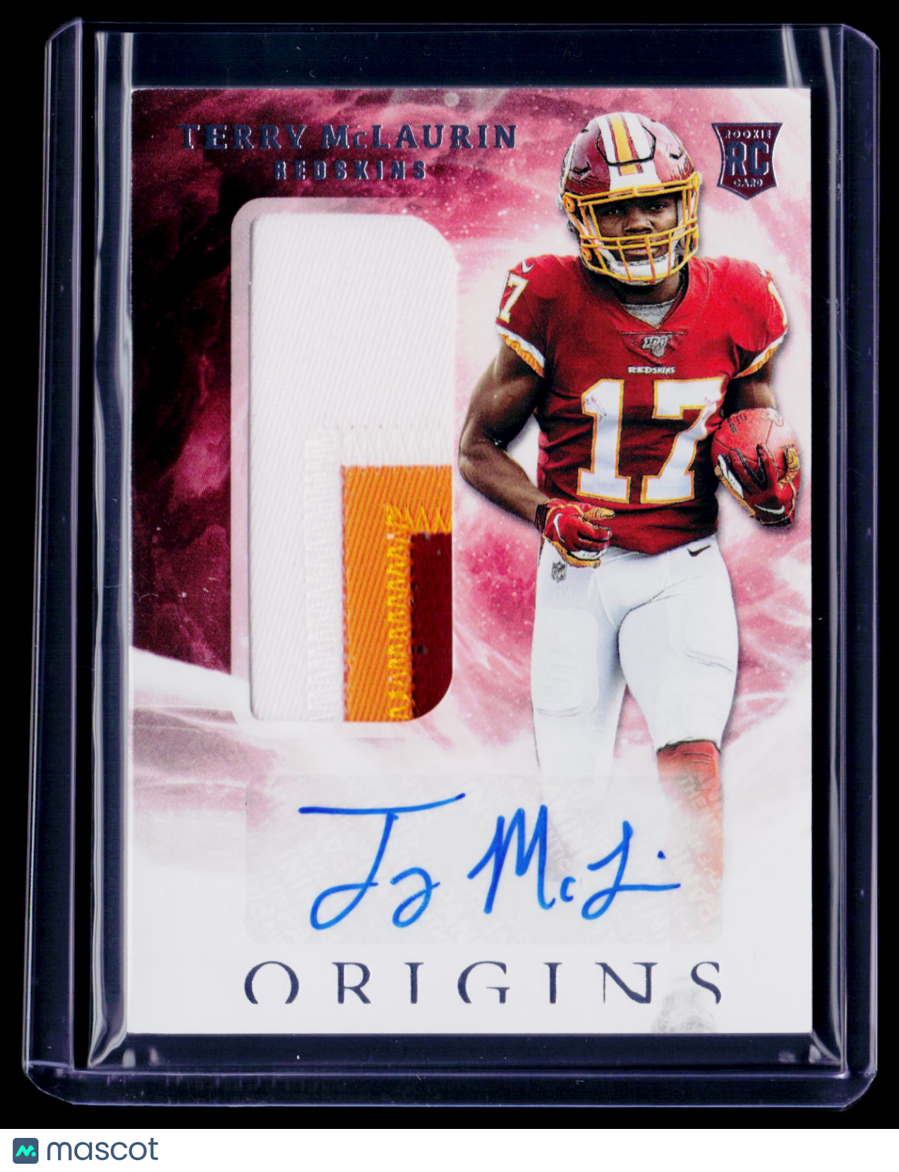 2019 Origins Terry McLaurin Rookie Patch Auto RPA