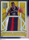 2014-15 Panini Spectra Jrue Holiday Gold Millennial Memorabilia Patch 2/10