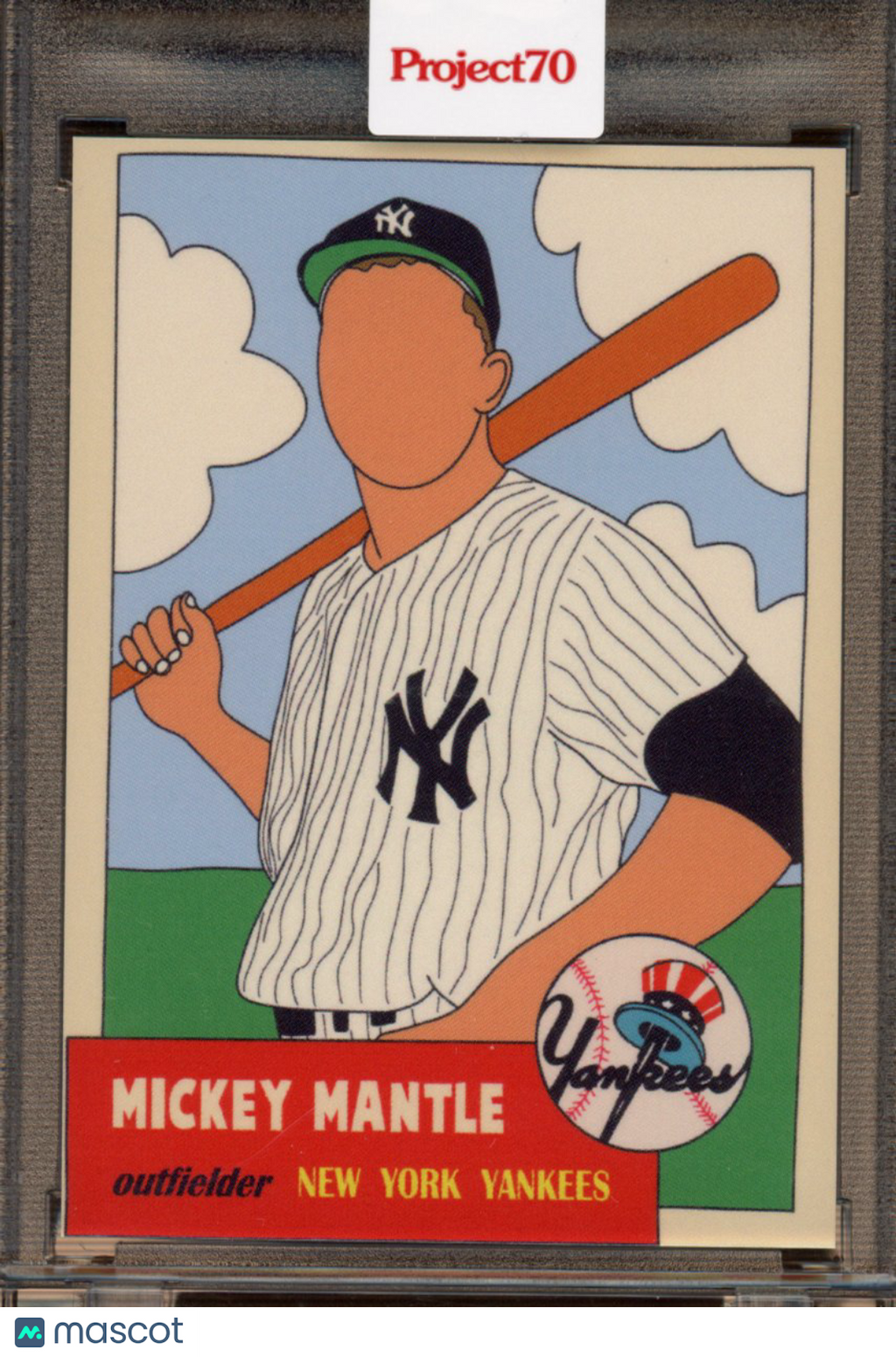 2021 Topps Project 70 Mickey Mantle Fucci 500