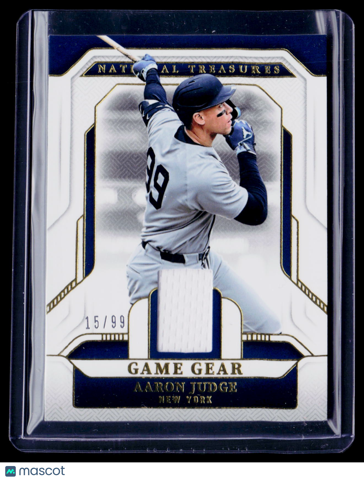 2025 National Treasures Aaron Judge Game Gear Patch 15/99