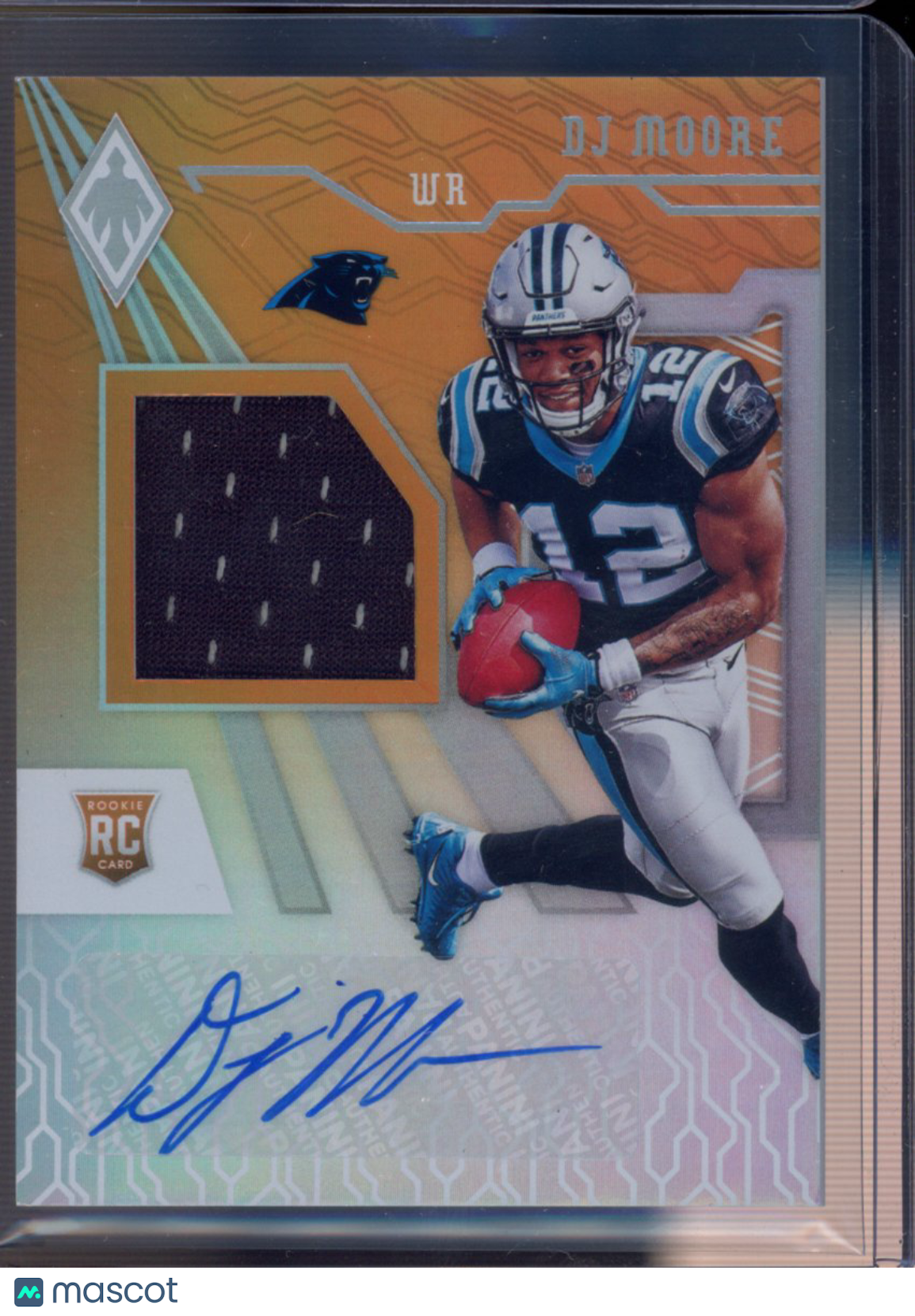 2018 Phoenix DJ Moore Rookie Patch Auto 081/199 RC