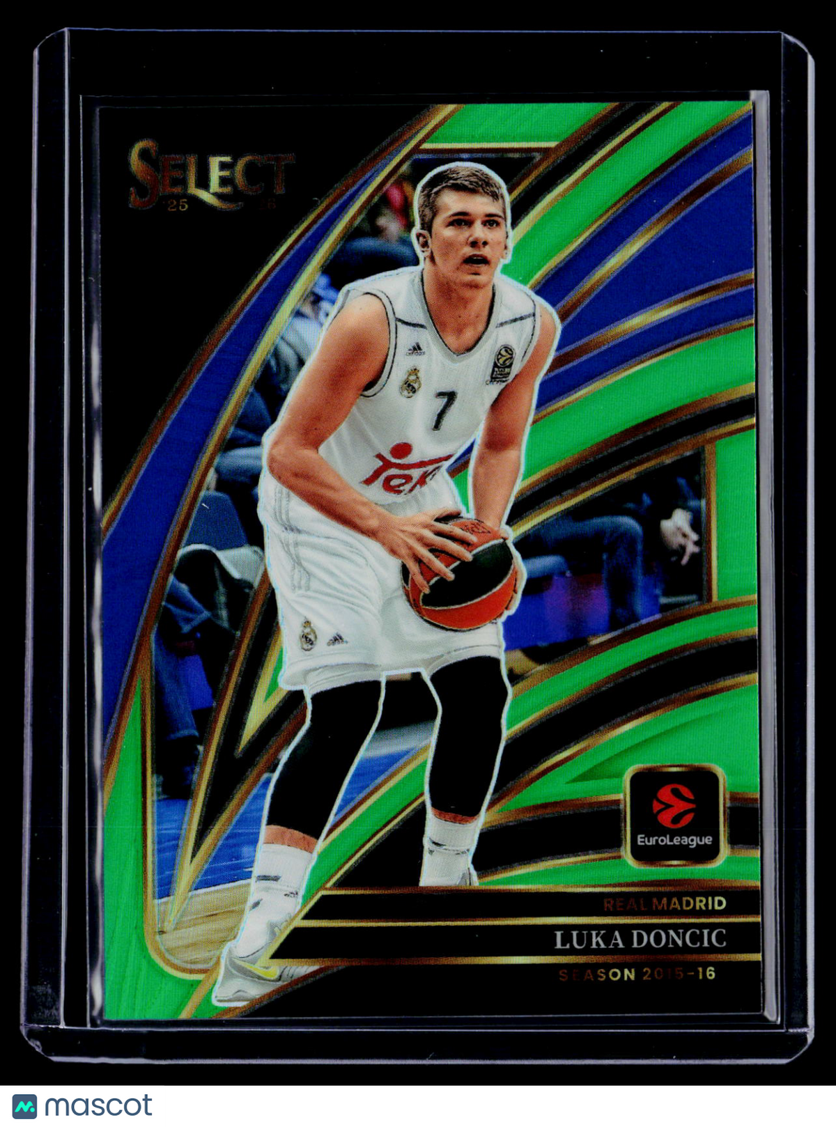 2025-26 Select Euroleague Luka Donic Courtside Neon Green 26/75