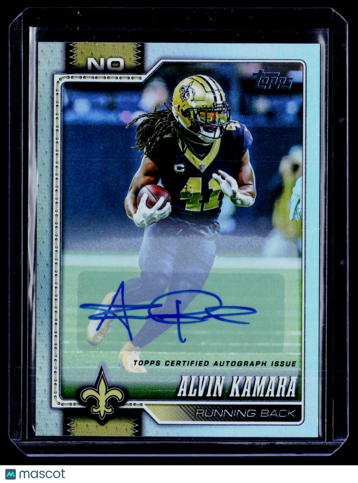 2026 Topps Flagship Alvin Kamara Rainbow Foil Auto