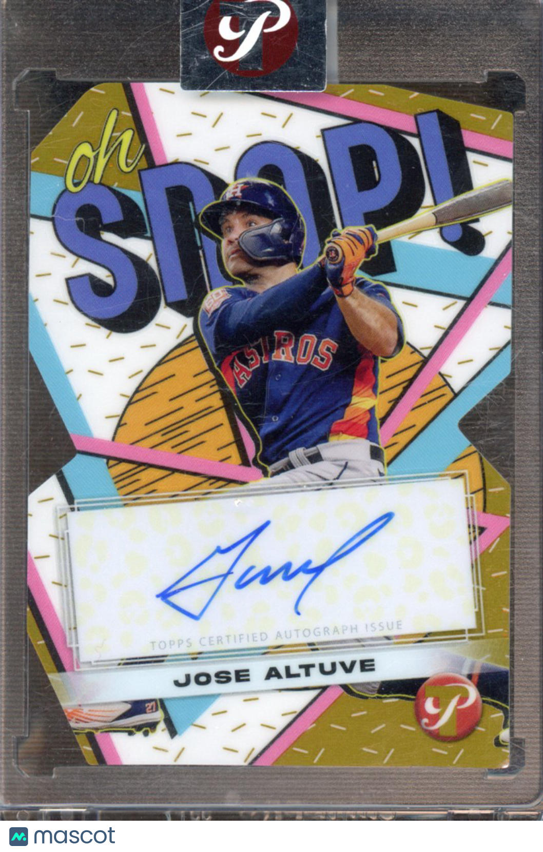 2023 Topps Pristine Jose Altuve Gold Oh Snap! Auto 12/50