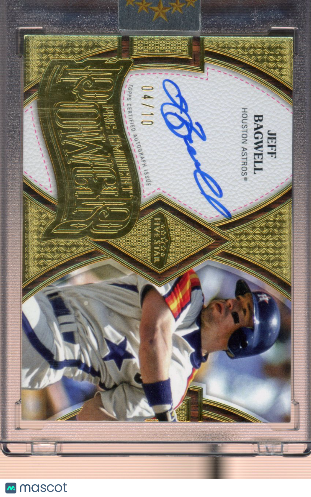 2025 Topps Five Star Jeff Bagwell Pre-Eminent Power Autogrpah /10