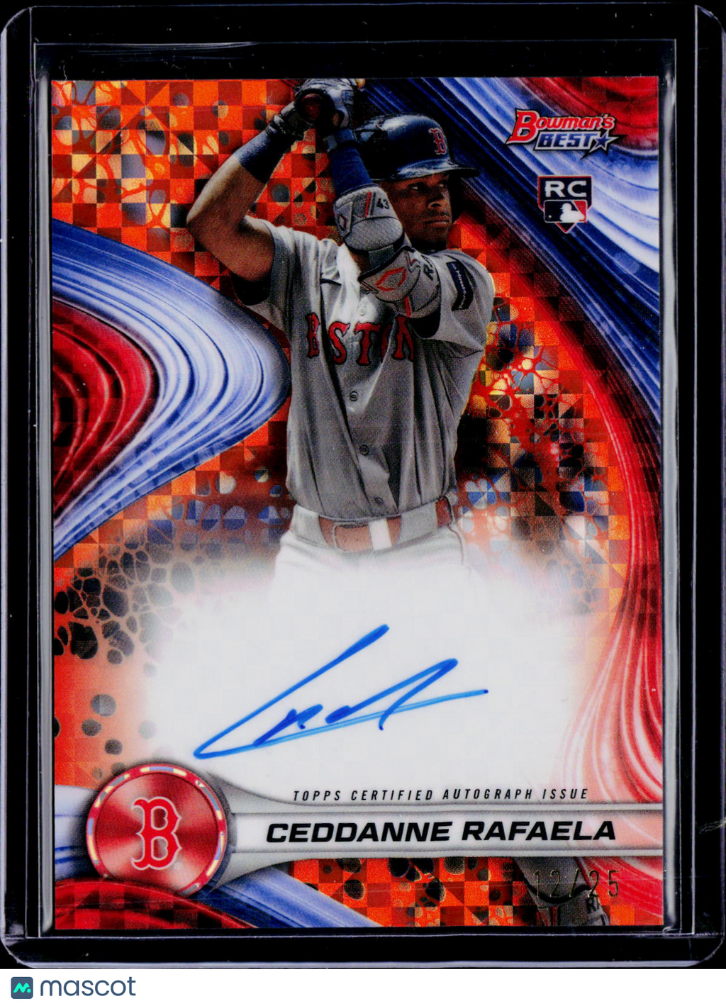 2024 Bowman's Best Ceddanne Rafaela Auto 12/25 RC