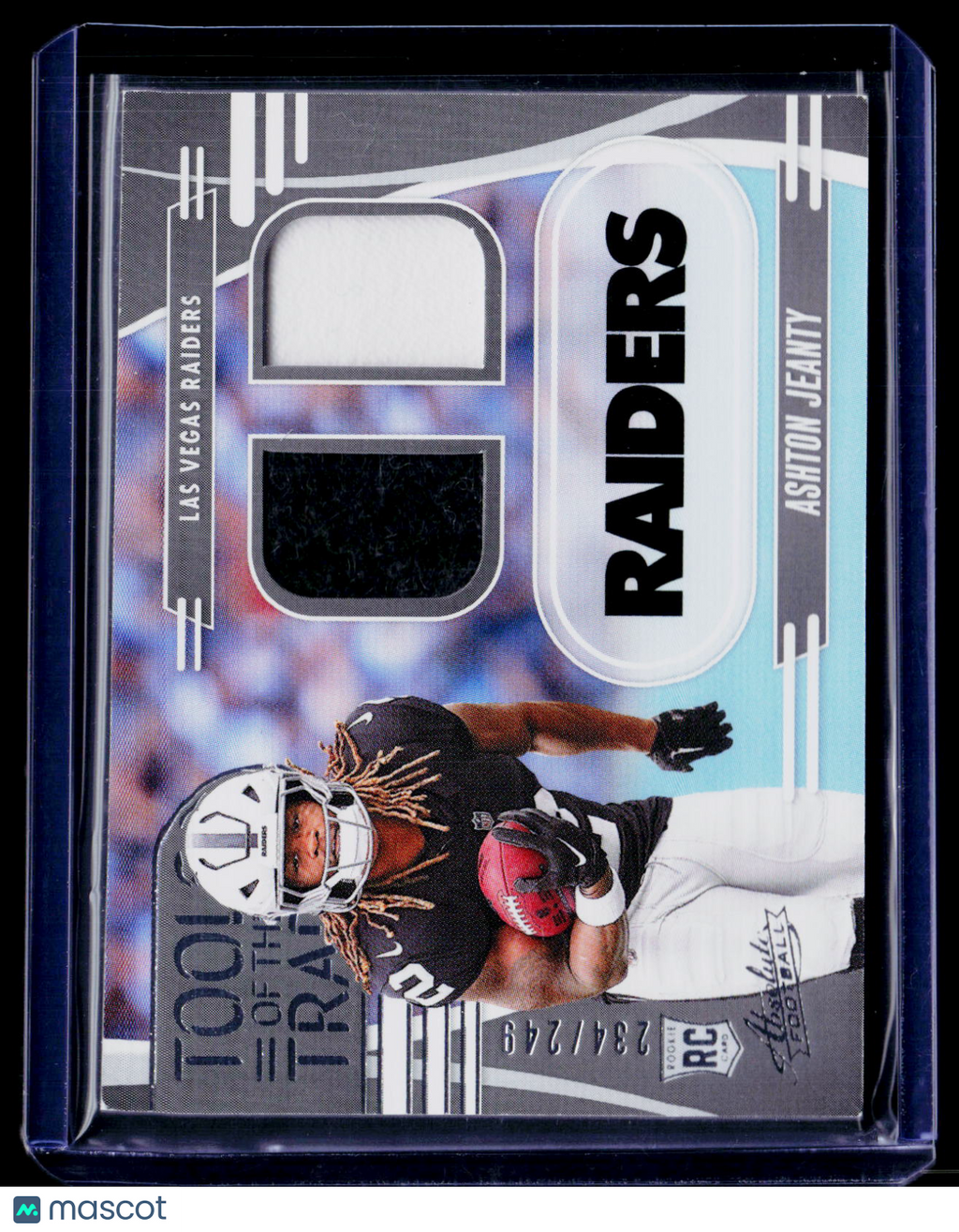 2025 Absolute Ashton Jeanty Rookie Dual Patch 234/249 RC