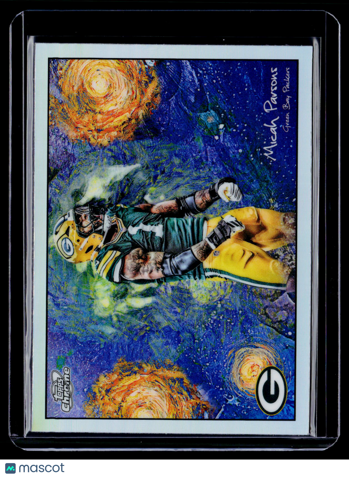 2025 Topps Chrome Cosmic Micah Parsons Stars in the Night A