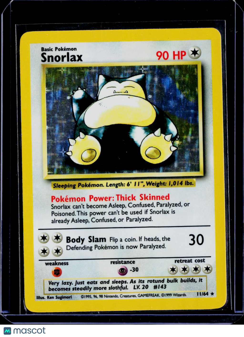 Snorlax Holo 11/64