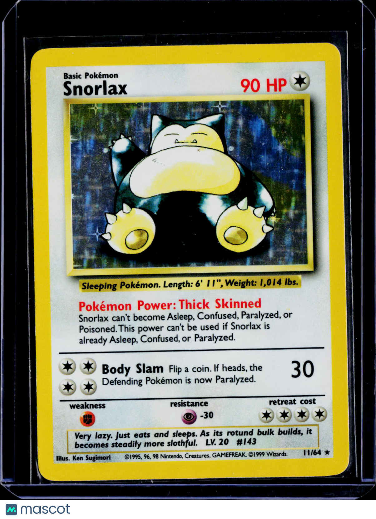 Snorlax Holo 11/64