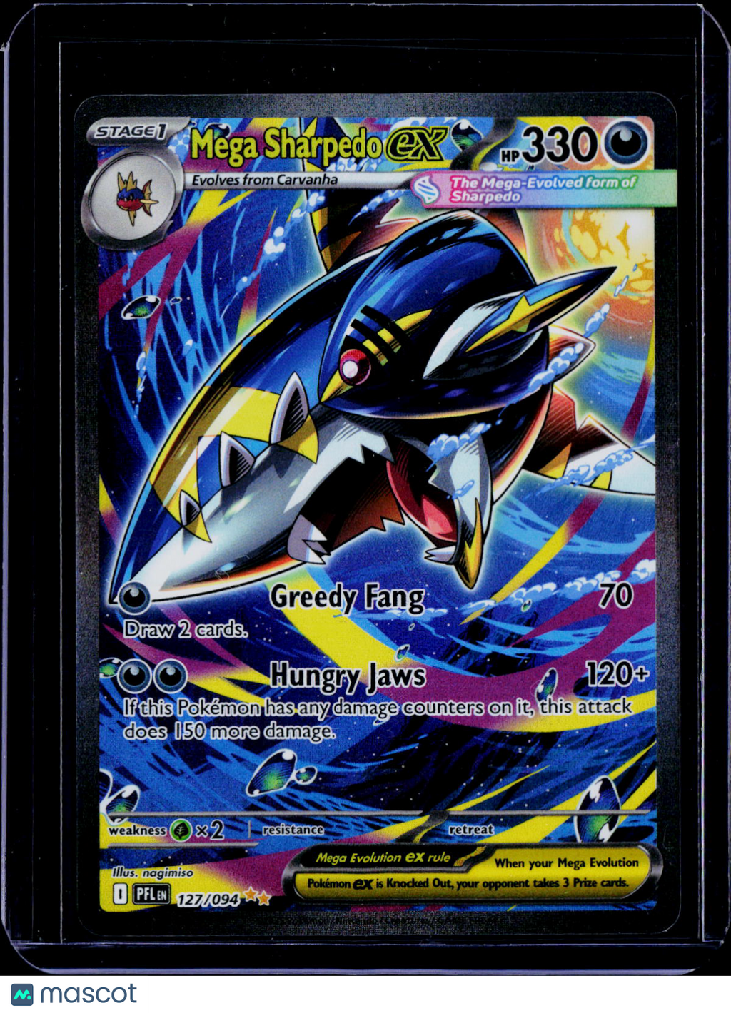 Pokemon Mega Sharpedo ex 127 094