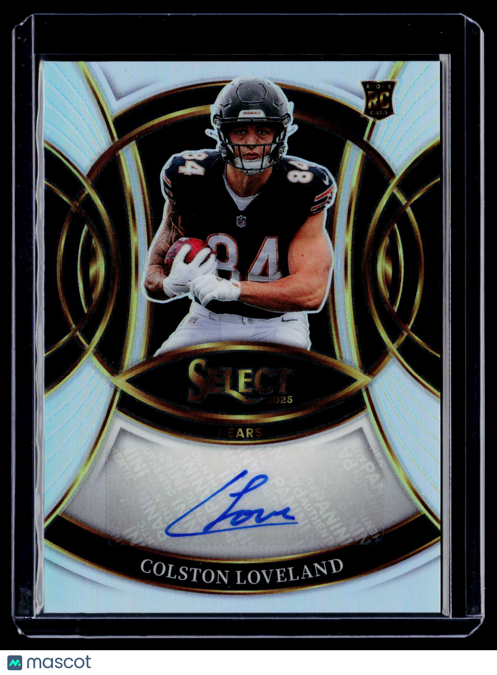 2025 Select Colston Loveland Rookie Silver Auto RC