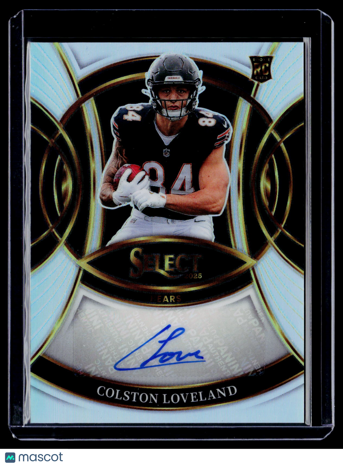 2025 Select Colston Loveland Rookie Silver Auto RC
