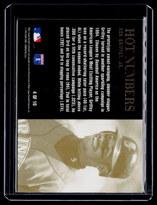 1995 Flair Ken Griffey Jr. Hot Numbers