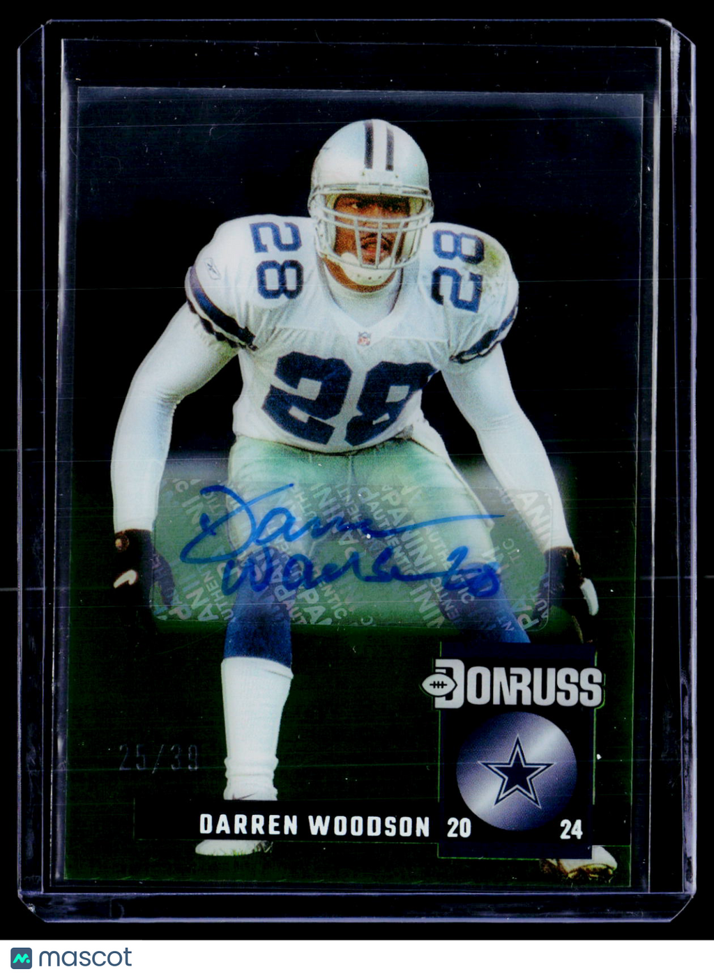 2024 Clearly Donruss Darren Woodson Retro Auto 25/39