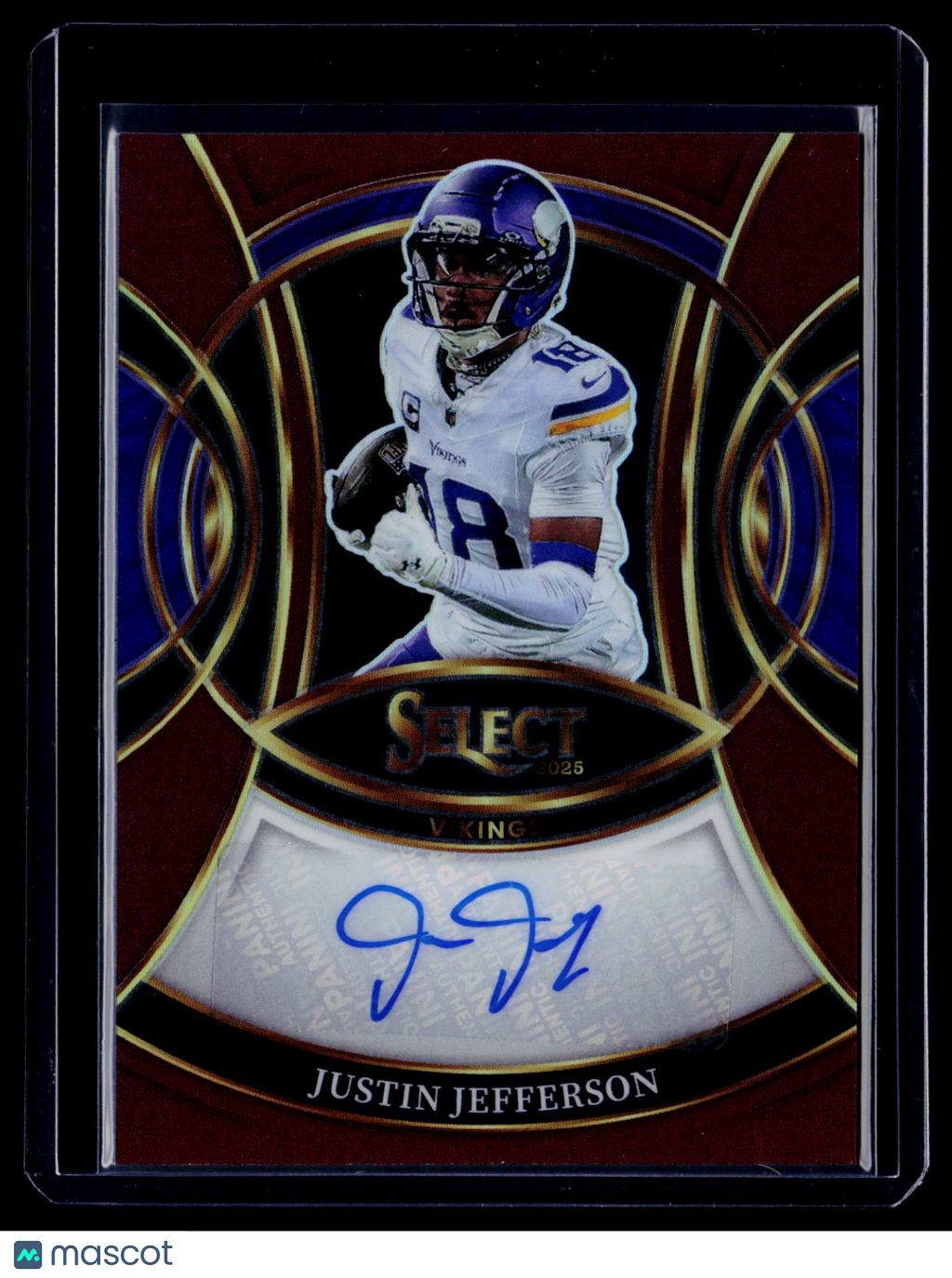 2025 Select Justin Jefferson Red Prizm Auto 13/75