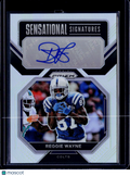 2022 Prizm Reggie Wayne Sensational Signatures 72/99