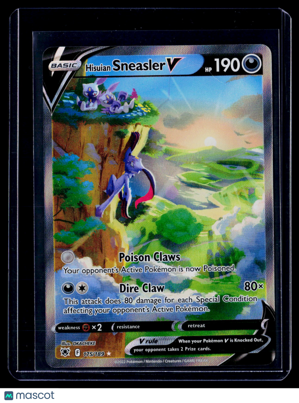 Pokemon Hisuian Sneasler V 175 189
