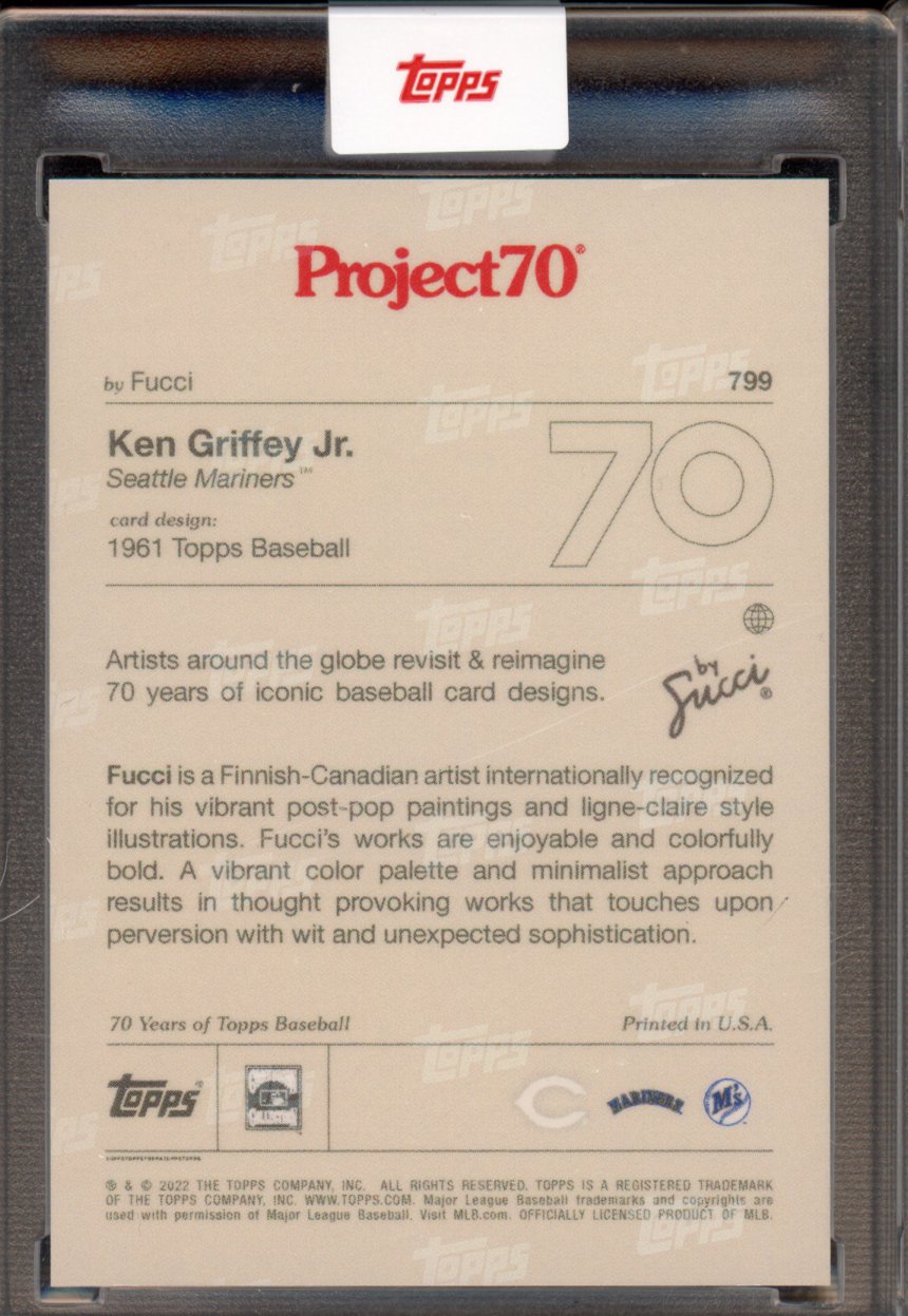 2021 Topps Project 70 Ken Griffey Jr. Fucci 799