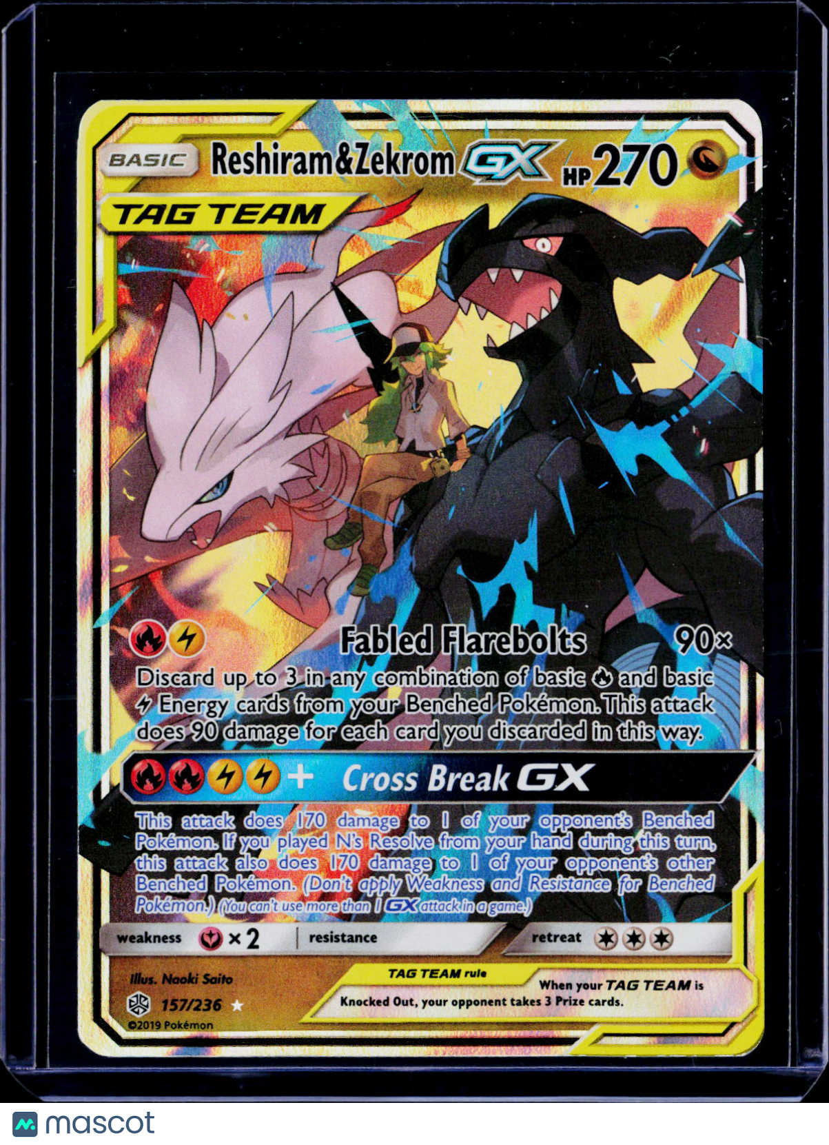 Pokemon Reshiram & Zekrom GX 157 236