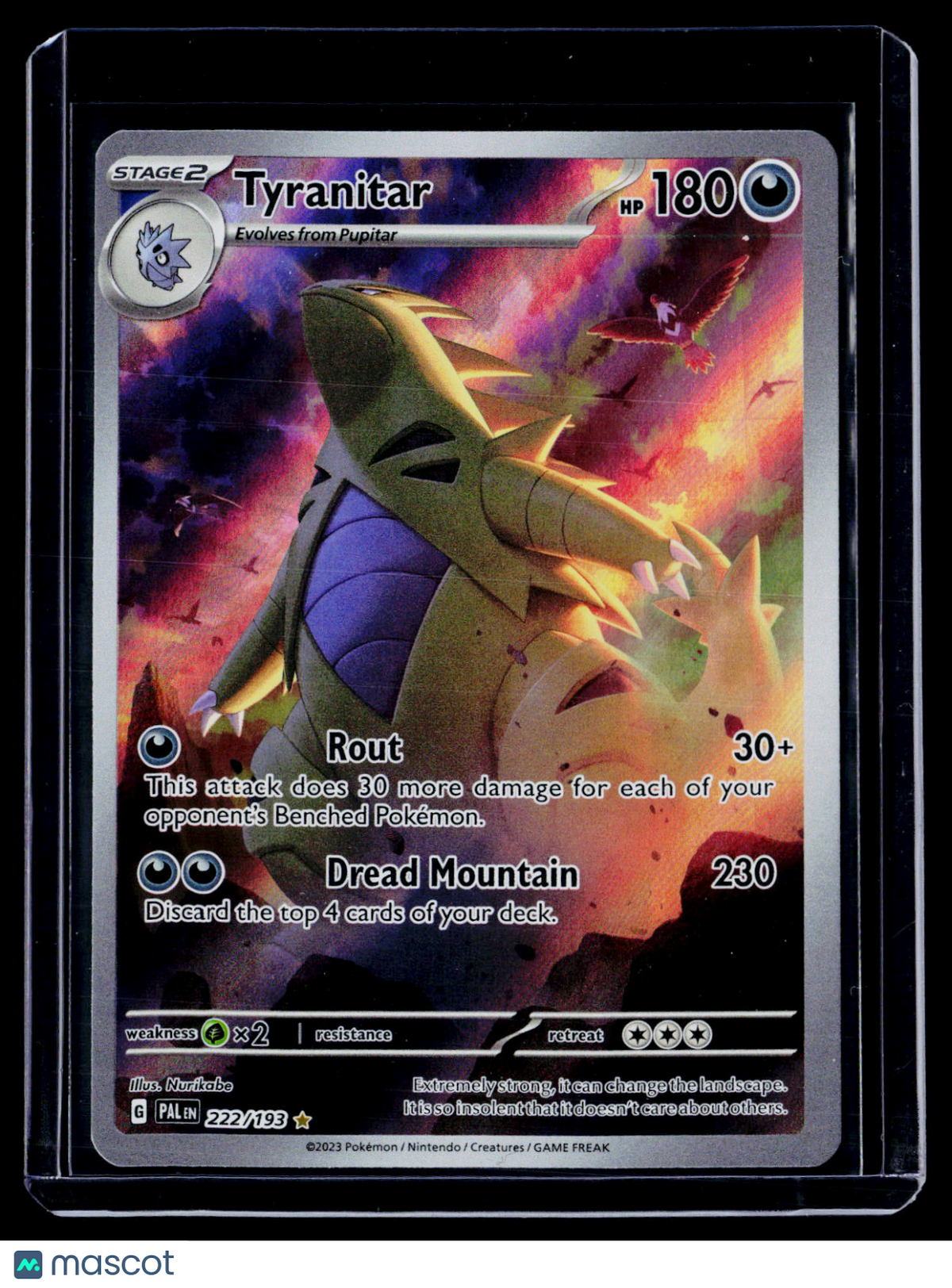 Pokemon Tyranitar 222 193
